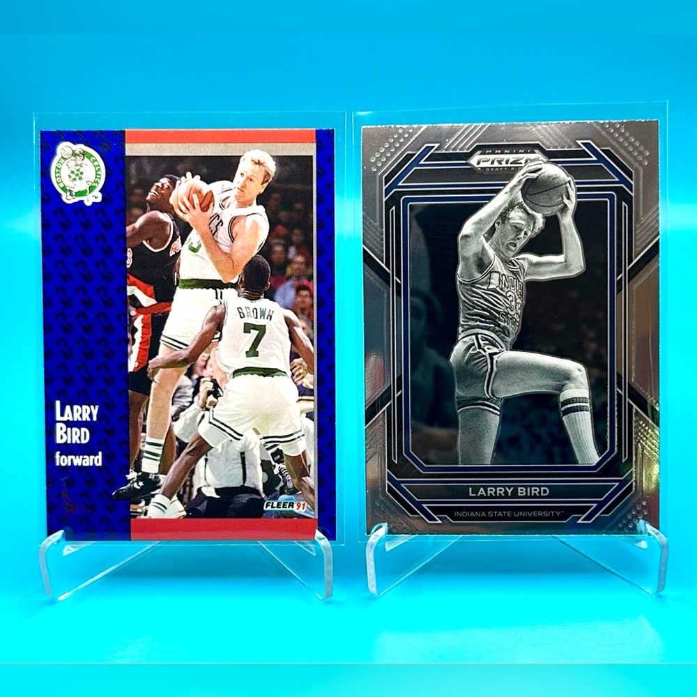 🔥Larry Bird Lot!🔥91 Fleer + Silver Collegiate Limited Product! 🤯